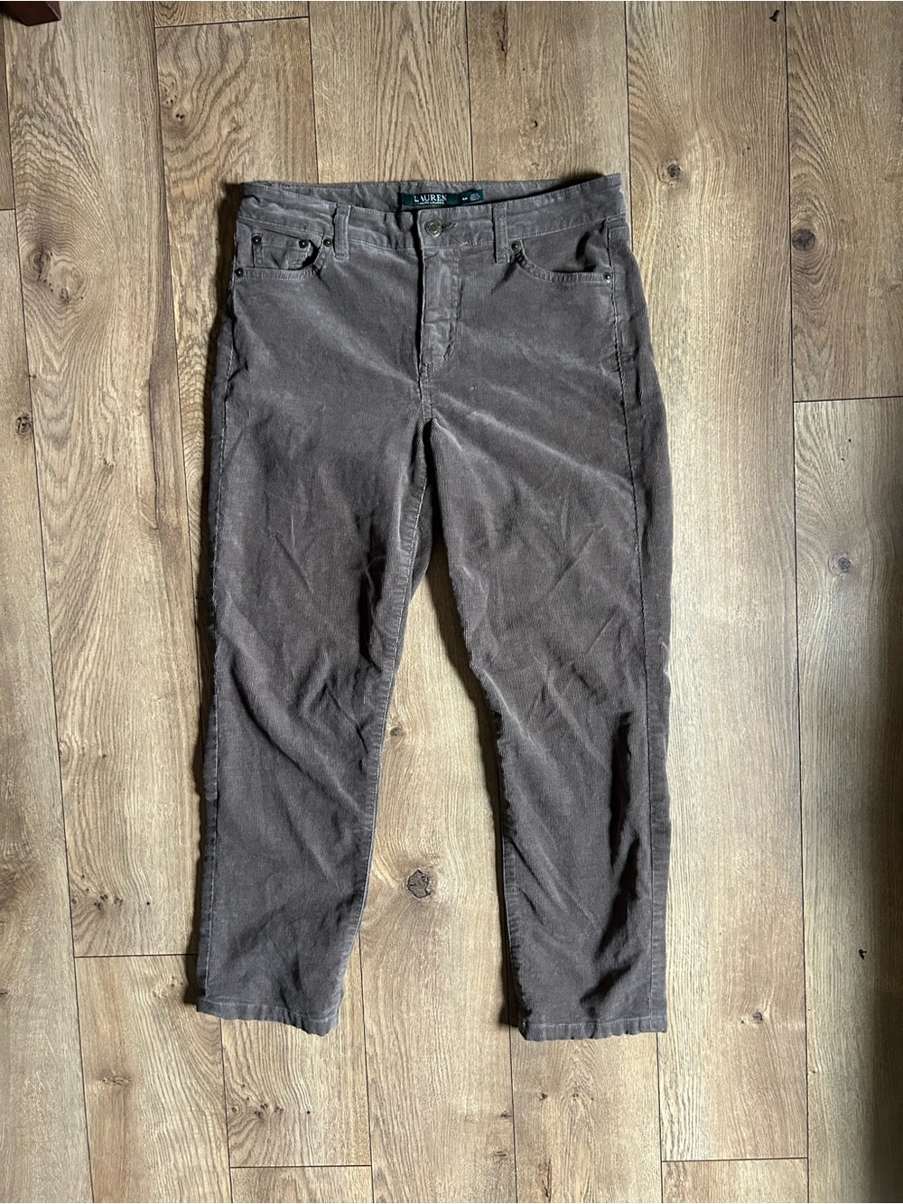 Ralph Lauren Women’s Dark Brown Corduroy Pants